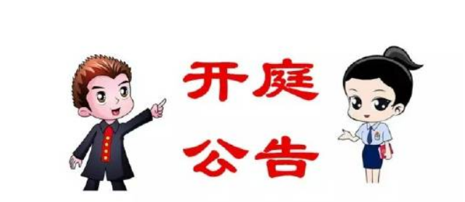 法院公告制作