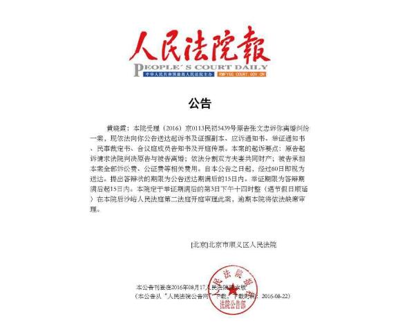 法院公告图一