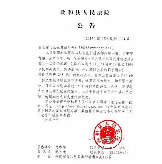 人民法院报送达公告图二