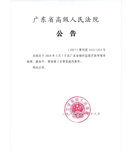 法院公告效果图