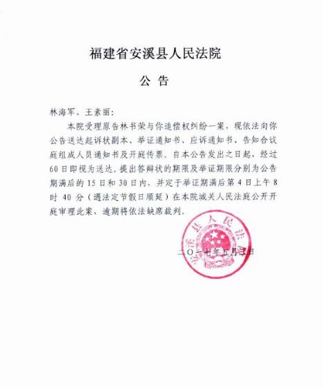 人民法院报送达公告图片