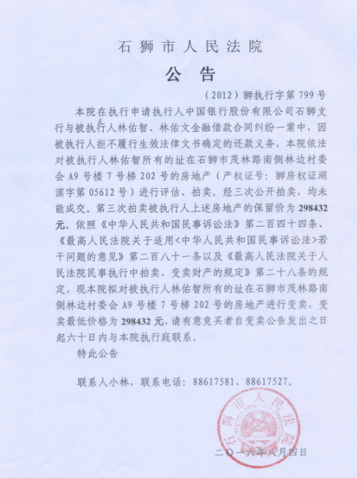 法院公告效果图2