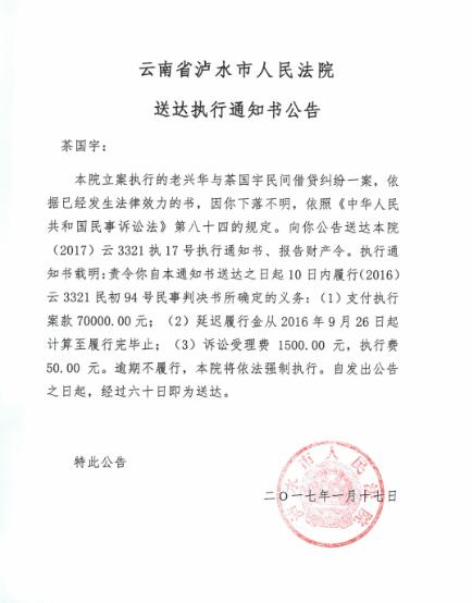 人民法院报公告送达图二