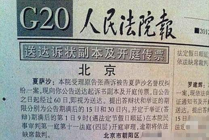 法院公告效果图