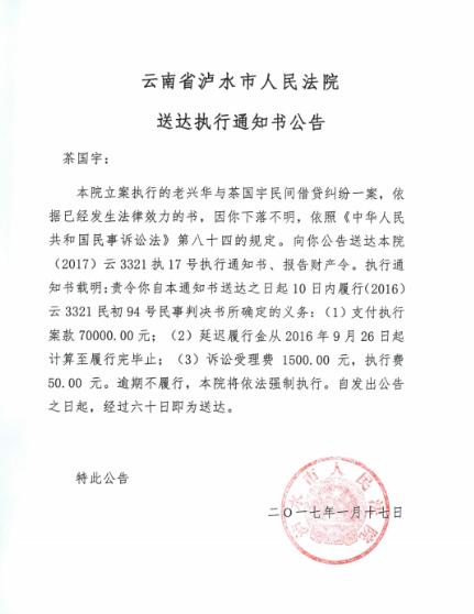 人民法院报公告送达图片